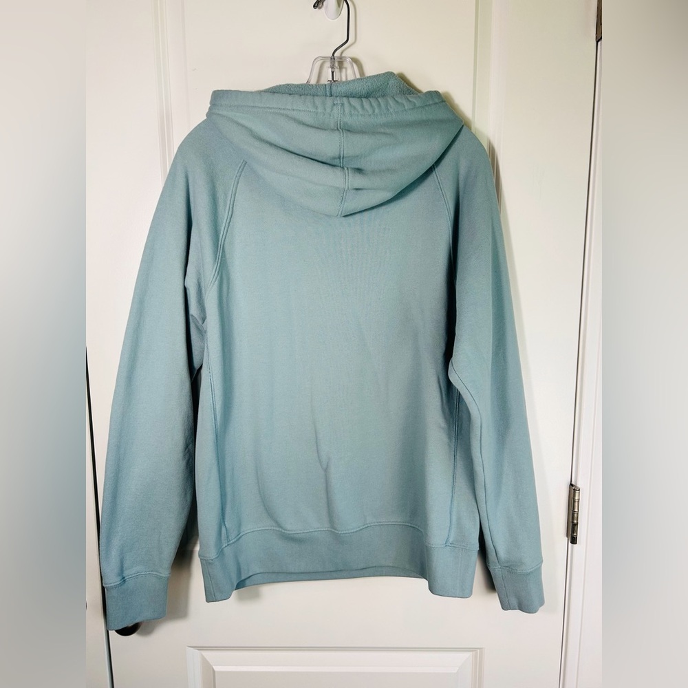 Grundens Fishing Supply Hoodie Mens Medium Teal/Blue Fleece Sweatshirt Pullover - Picture 6 of 10